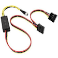 Pikkukuva 1 / 5: DC5.5x2.5 Uros SATA Naaras Virtakaapeli 12V5A - 5V Muuntimet DC5525 - Sata Liitin HDD:t Kaapeli One for two