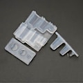 Miniatyrbilde 5 av 5: DIY Krystall Epoxy Form Øredobber Halskjede Smykker Form Hengende Anheng Dekor Drikkeflaske Kaffekopp Speil Silikonform 1