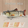 Pikkukuva 2 / 5: Luretron Sähkökala, Luretron Kala Micro Jointed Swimbait 414