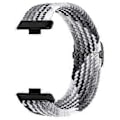 Miniatyrbillede 2 af 5: Justerbar flettet nylon urrem i vævet stil til Huawei Watch Fit 3 Style M
