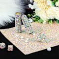 Miniatyrbilde 2 av 5: 1 stk AB Farge 9,4 x 7,9 Tommers Bling Krystall Rhinestone Klistremerke DIY