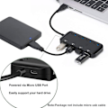 Miniatyrbilde 3 av 5: (Type C)Salg- AGILITY, Full USB Outlet，USB 3.0 Power Strip Hub,