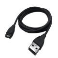 Miniatyrbilde 1 av 5: For Garmin Fenix 5/5s/5x/plus/6/6s/6x/pro Smartklokke Lader, Erstatning Usb Data Synkroniserings Ladekabel Ledning, Svart.