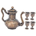 Miniatyrbild 1 av 2: 1 set Dockhus Miniatyr Tekopp Tekanna Set Miniatyr Tekittel Dockhus Tillbehör Coffee