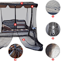 Miniatyrbilde 2 av 5: Hengekøyesving �������� Netting - Polyester Mesh-skjerm med