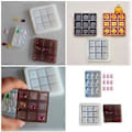 Miniatyrbillede 2 af 5: Bærbar 3x3 Puzzle Form Spil Forme Silikone Tekstur til Træning af Tankegang og Reaktion hos Børn og Voksne little turtle