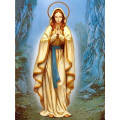Miniatyrbillede 1 af 5: 30x40cm 5D DIY Diamantmaleri Fuld,Serie Jomfru Maria#C,DIY Dia