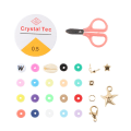 Miniatyrbillede 3 af 5: 3700 perler til smykke-DIY, farverige armbånd, Heishi-perler