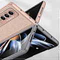 Miniatyrbild 3 av 4: GKK Ultratunt Ensfärgat PU-fodral för Samsung Galaxy Z Fold4