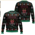 Julesweatshirt med rund hals, Pullover, 3D-printet vinterlangærmet sweatshirt - EL3631 - Størrelse M M