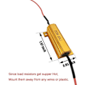 Miniatyrbillede 2 af 4: 50W 6ohm Belastningsmodstande til reparation af LED-pære hurtigt hyperblinkende blinklys