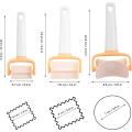 Miniatyrbild 2 av 5: Kakform, 3 Delar Plast Kakform Set Multifunktionell