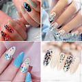 Miniatyrbild 5 av 5: 4 Ask Festival Paljetter Glitter Pulver Holografisk Glitter Kosmetisk Ansikte Kropp Öga Hår Nagelkonst Tumlare Löst Glitter Set of 6