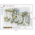 Miniatyrbild 2 av 5: DIY 5D Diamantmålning efter nummer Kit HEM Diamantkonst Full Borr