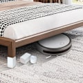 Miniatyrbilde 4 av 5: Sengeben for sengeramme Ben for møbler svart, høydejusterbar