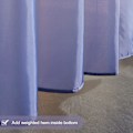 Miniatyrbillede 5 af 5: Original Lilla Gradient - Skimmelresistent Bruseforhæng Vaskbar Fa