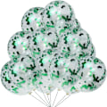 Miniatyrbillede 1 af 5: Grønne Konfetti Latex Balloner, 100 stk 25,4 cm Latex Party Balloner