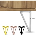 Miniatyrbilde 4 av 5: 4 stk. sorte metallbordben Interchangeable møbelben til co