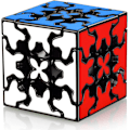 Pikkukuva 1 / 5: QY Toys 3x3 Gear Cube 3x3x3 Speed ??Magic 3D Gear Puzzle Magic Sp