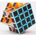Miniatyrbild 1 av 3: Speed ​​cube 4x4x4, Smooth Magic Carbon sticker Speed ​​cubes, En