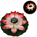 Miniatyrbillede 2 af 5: Flydende Lotus Solcellelys Solcelle Lotusblomst LED Solcellelampe 288c