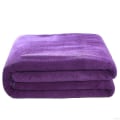 Miniatyrbillede 1 af 5: Eksplosive Models Mikrofiber Badehåndklæde, Super Blødt, Super Absorberende Og Hurtigtørrende, Ingen Farveblegning, Grå Håndklæde.70x140 cm.lilla Purple 70x140CM