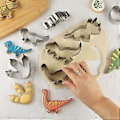 Miniatyrbillede 5 af 5: Tema Tegneserie Dinosaur Cookie Form Cookie Udskærer Sæt Valentinsdag Thanksgiving Cookie Form Bageværktøj