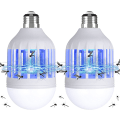 Miniatyrbilde 1 av 5: 2 i 1 LED mygglampe, E27 pære med UV-lys elektrisk insekt
