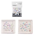 Miniatyrbild 2 av 5: 50 st/förpackning Romber Nagelberlocker Hjärtan Nagelkonst Berlocker Manikyr Tillbehör Stjärna Nagel Strass Berlocker DIY Nagelmaterial Star