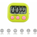 Miniatyrbillede 4 af 5: Stopur, Elektronisk digital køkkentimer med magnetisk bagside og stativ-alarm, minut-sekund-tælling op/nedtælling, stort LCD-display, 1 stk. grøn（Batterier ikke inkluderet）