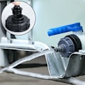 Miniatyrbild 3 av 5: IBC-tankadapter, S60x6 grov gängad förvaringstanklock, Fonepro 1/2\" vattenkranadapter svart