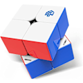 Miniatyrbilde 1 av 5: GAN 251 M Leap, 2x2 Magnetisk Speed ??Cubes Stickerless 251 Mini C
