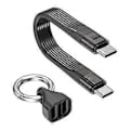 Miniatyrbillede 1 af 5: USB4-kabel der understøtter PD240W hurtig opladning og 40 Gbps dataoverførsel 8K videooverførsel Sort Black