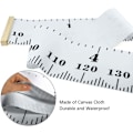 Miniatyrbild 2 av 6: Babyväxtdiagram, höjddiagram för barnens förskola, väggmonterad duk-linjal för höjdmätning, 200 cm x 20 cm (björn)