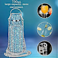 Miniatyrbillede 3 af 5: Diamant Vandflaske Bling Rhinestone Rustfrit Stål Termoflaske Colorful