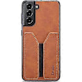 Pikkukuva 3 / 5: Kotelo Samsung Galaxy S22 Plus -puhelimelle, PU-nahkainen lompakkokotelo luottokorttipaikalla, erittäin ohut suojakotelo Samsung Galaxy S22 Plus 5G -puhelimelle (ruskea)