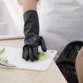 Miniatyrbild 2 av 5: 3 par diskhandskar, återanvändbara latexrengöringshandskar för H