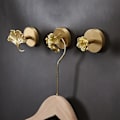 Miniatyrbillede 3 af 4: Messing Guld Dyrekrog Massiv Messing Knagerække Dørkrog (Træk)