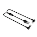 Miniatyrbillede 1 af 5: 2 i 1 Opladerkabel til Controller Hurtig Opladning Type-C Kabel 90 Graders Magnetisk Opladerkabel Type-C Enhed