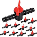 Miniatyrbillede 1 af 5: 10 STK. Havevandhane, Slangevandingsventil Slangekobling 16 mm Afspærringsventil Plastikfitting til Udendørs Havevandventilkontrol