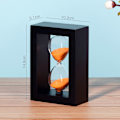Miniatyrbild 2 av 5: Orange Sandglas 30 minuter Timer Timglas för prydnadsdekoration