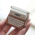 Miniatyrbild 5 av 5: Imitation skrivare visitkortshållare, kaffe retro meddelandehållare