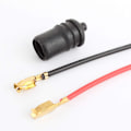 Miniatyrbillede 5 af 5: 10 stk. T10 W5W 194 LED-pærer Sockets Pre Wired Harness Connector