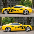 Miniatyrbilde 4 av 5: 2 stk. Universal Flame Graphics Bil Auto Karosseri Side Sticker Flame