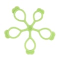 Miniatyrbillede 5 af 5: Silikone Fingerstrækker Blomsterform Springback Dekompression Håndgreb Forstærker til Kontor Udendørs (Lysegrøn 3 kg) Light Green 6.6lb