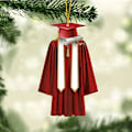 Miniatyrbillede 1 af 6: 2025 Dimissionspynt Ornament Dimissionskåbe Ornament Red