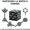 Miniatyrbilde 4 av 5: One Piece tredimensjonal magnetisk Rubiks kube (flammerød), A