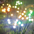 Miniatyrbilde 2 av 4: Solcelled LED Lys i Firefly-Form Vanntett Dekorasjon Varmt Lys L