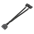 Miniatyrbillede 1 af 5: 8,66 tommer Sata-kabel Sata-strømkabel Splitter Sata-strømsplitter Adapterkabel Tilslutningsledninger; Strømkabel til harddisk