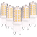 Miniatyrbilde 1 av 5: G9 LED-pære, dimbar 4W, tilsvarer 40W T4 G9 halogenpære, 2700K